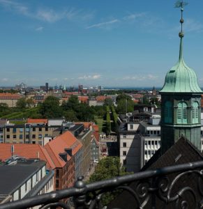 Copenhagen, Denmark, Round House, city view