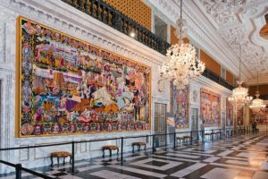 Copenhagen, Denmark, Royal Palace, mosaics