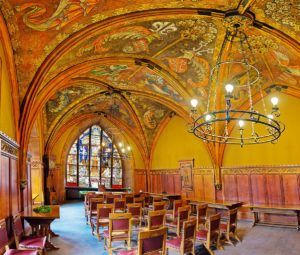 Town Hall, Goettingen, Germany, panorama