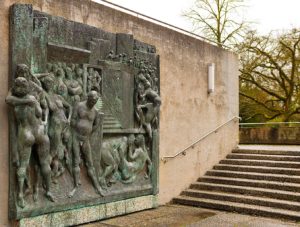 Memorial, bronze, Goettingen, Germany