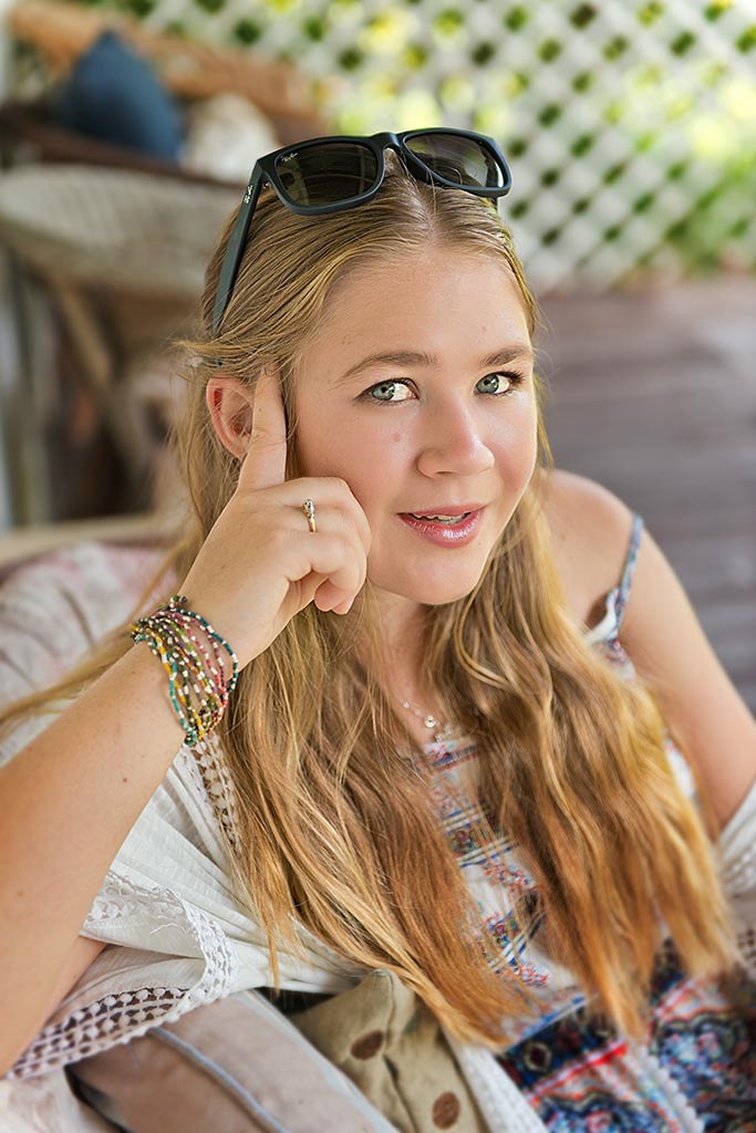 Juliane, casual portrait, friend