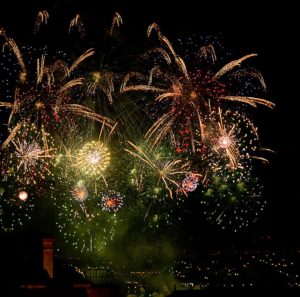 Fireworks, Australia Day, Perth, Western Australia