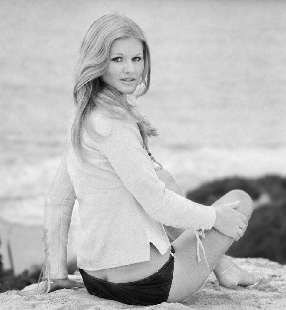 Sue, model, beach, friend