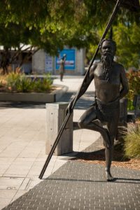 Busselton, Statue, Aborigine, Historical precinct