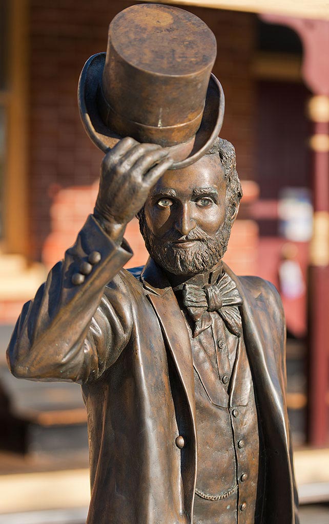 Mr Bussell, bronze statue, Busselton, Western Australia